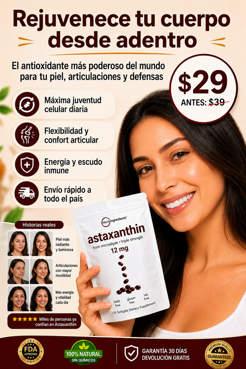 Astaxantina Triple Fuerza de Micro Ingredients